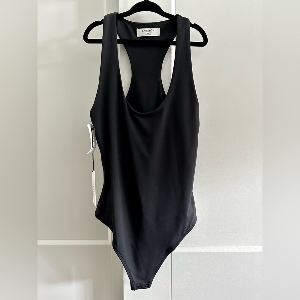 Aritzia Babaton Contour Bodysuit, Black